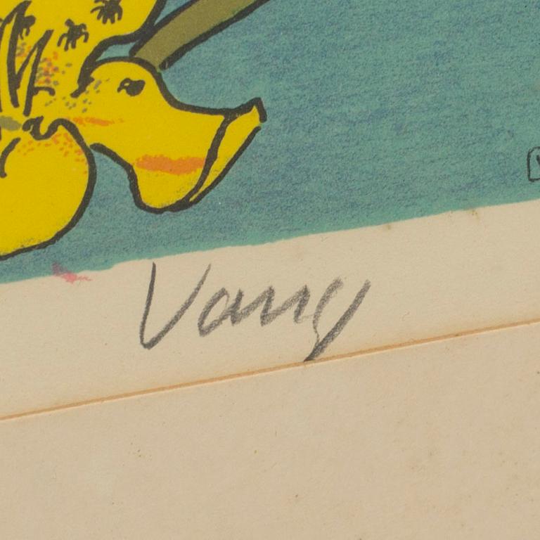 INGRID VANG NYMAN,  färglitografi signerad och numrerad 197/200.