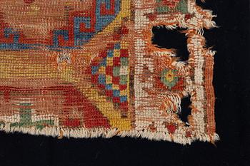 An 18th century Cappadocia 'Memling Gül" fragment, c. 55 x 58 cm.