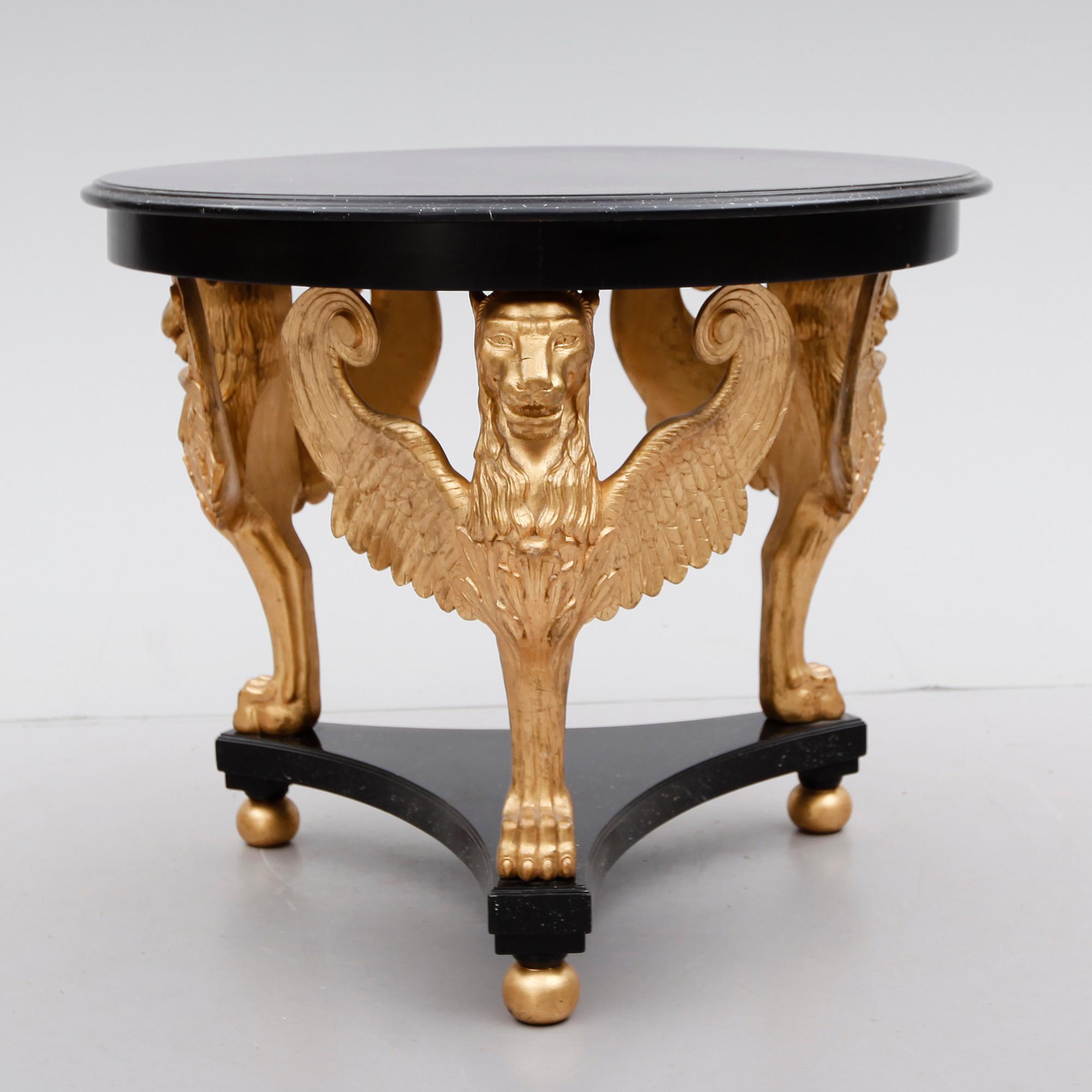 SALONGSBORD, empirestil, 1900-talets första hälft.