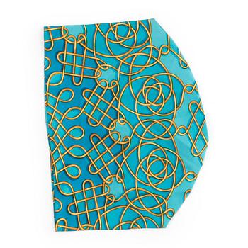 HERMÈS, a silk turban.