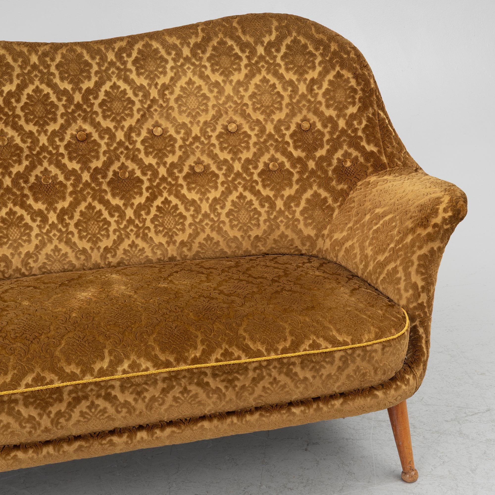 Arne Norell, soffa och fåtölj, "Divina", Westbergs möbler AB, 1960-tal.