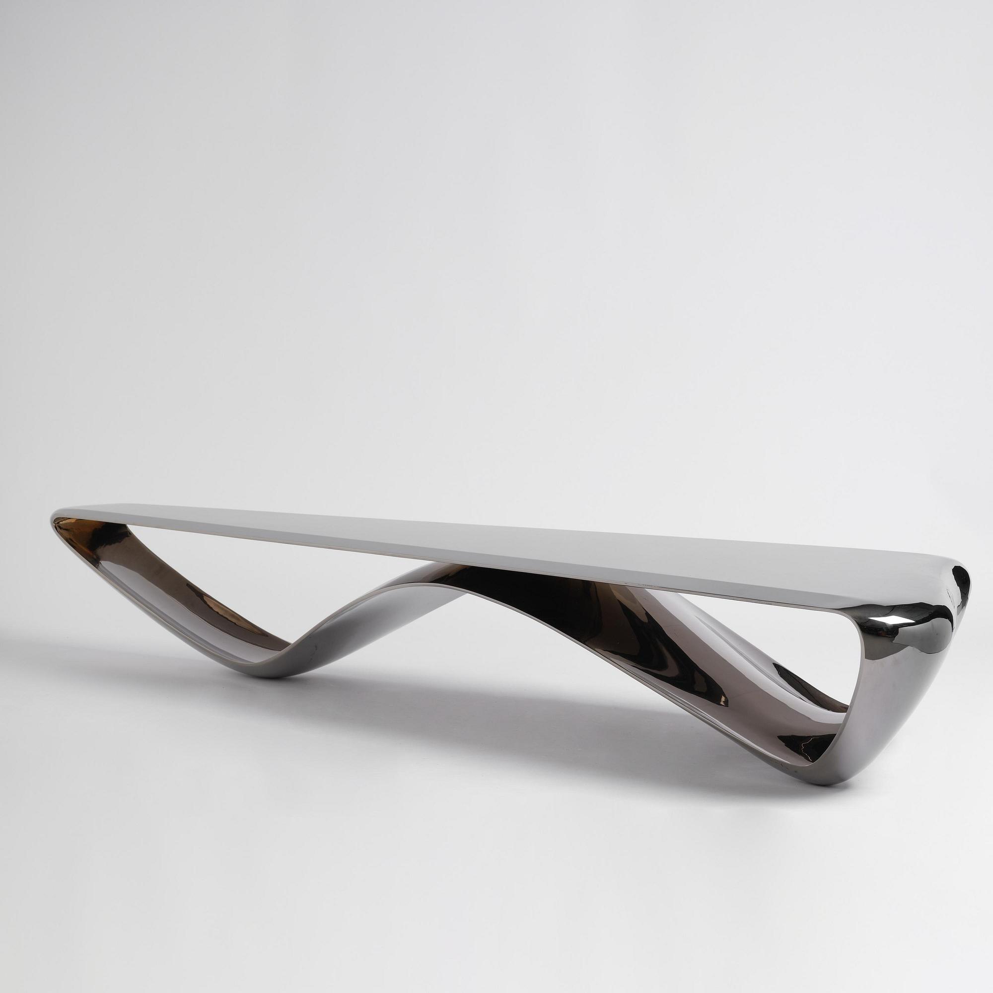 Johan Jonsson, a "Luscious Two" (Black Edition) coffee table/sculpture, ed. 6 + 2 AP, executed 2013-2014.