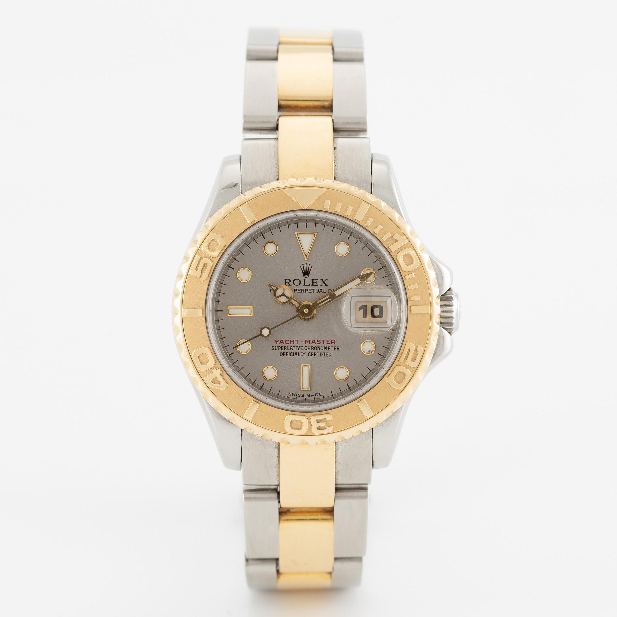 Rolex, Oyster Perpetual Date, Yacht-Master, wristwatch, 29 mm.