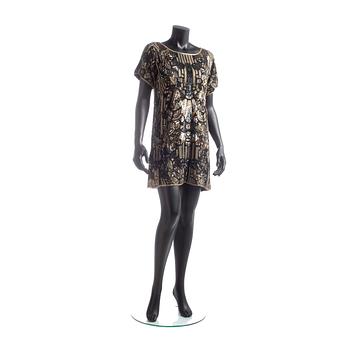 585. MATTHEW WILLIAMSON, pearl and sequin dress.