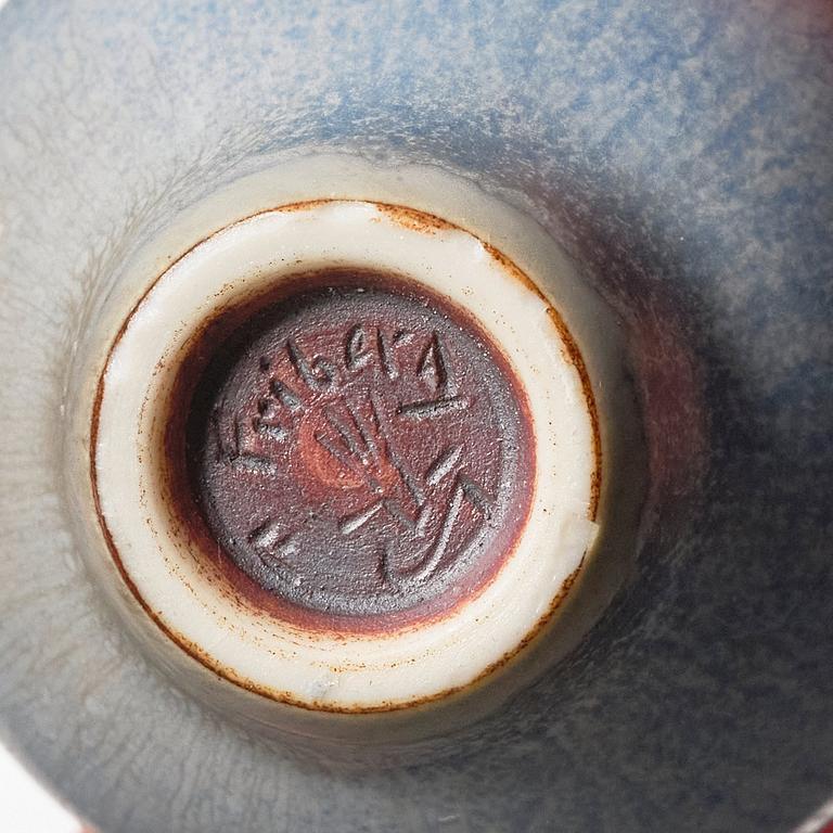 Berndt Friberg, vaser, 5 st och skålar, 2 st, Gustavsbergs studio 1962-65.