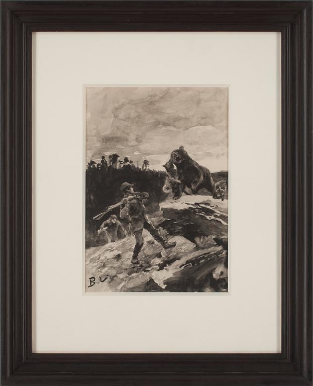 Bruno Liljefors, Bear Hunt.