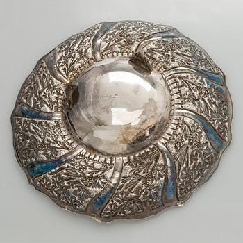 Skål, silver (900), möjligen Mellanöstern, 1900-tal.