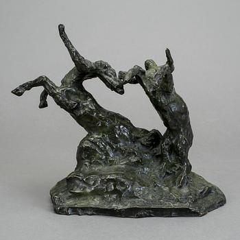 CARL FRISENDAHL, skulptur, brons, signerad.