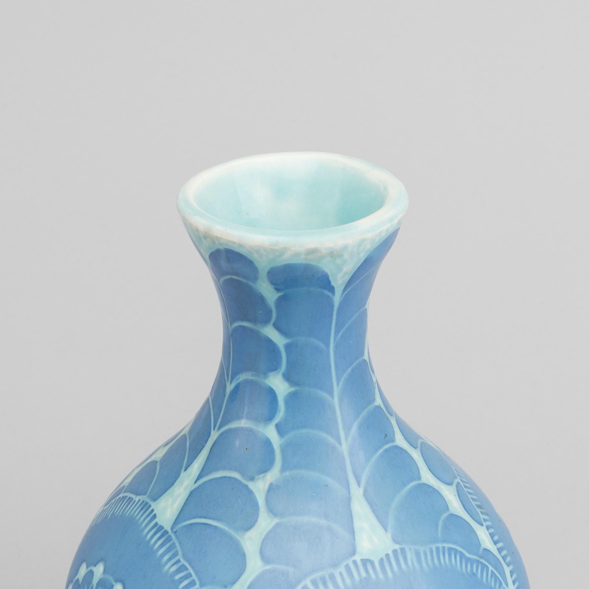 JOSEF EKBERG, vas, stengods, Gustavsberg, 1918.