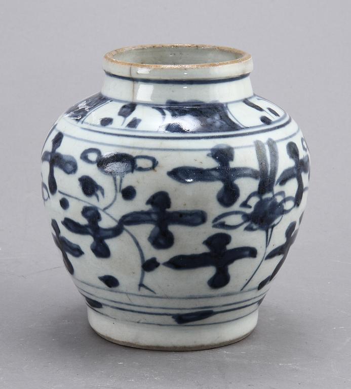 KRUKA, porslin, Kina, transition, 1600-tal.