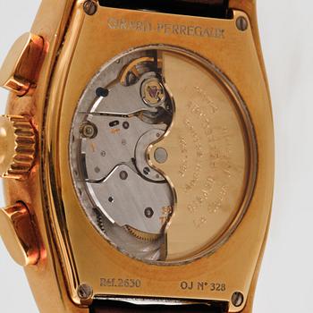 ARMBANDSUR, Girard Perregaux - Richeville Chronograph, 18k guld.