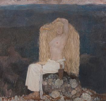 716. John Bauer, "Sagoflickan".