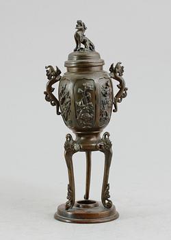 URNA, brons, Kina, 1800-tal.