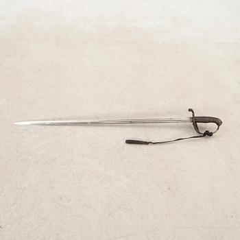 Sabre, French, 1882 for infantry, African model, with scabbard.