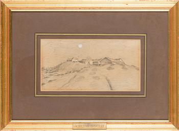 Venny Soldan-Brofeldt, a pencil drawing, unsigned.