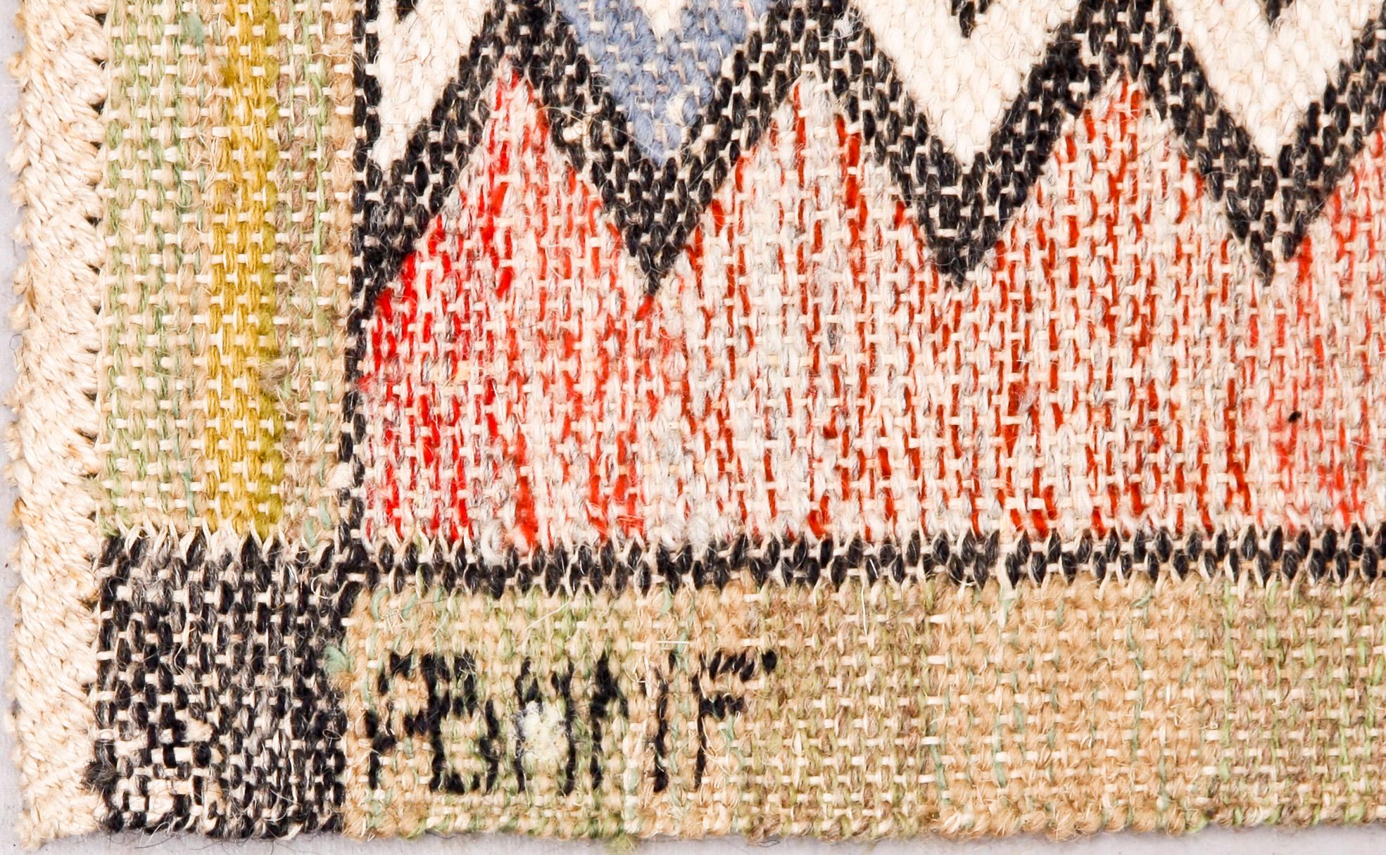 VÄVNAD. "Crocus" AB MMF (Märta Måås-Fjetterström), ca 93x25.