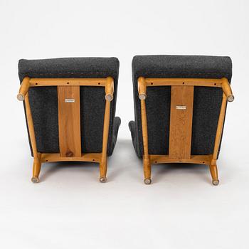 Elias Svedberg, fåtöljer, ett par, Swedish Modern, Nordiska Kompaniet 1940-tal.