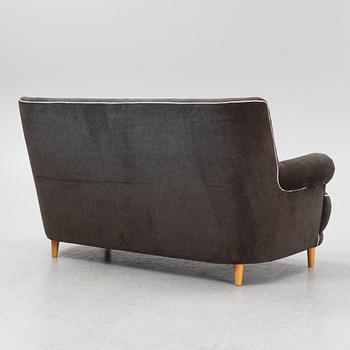 Carl Malmsten, soffa, "Hemmakväll", OH Sjögren,  1900-talets slut.