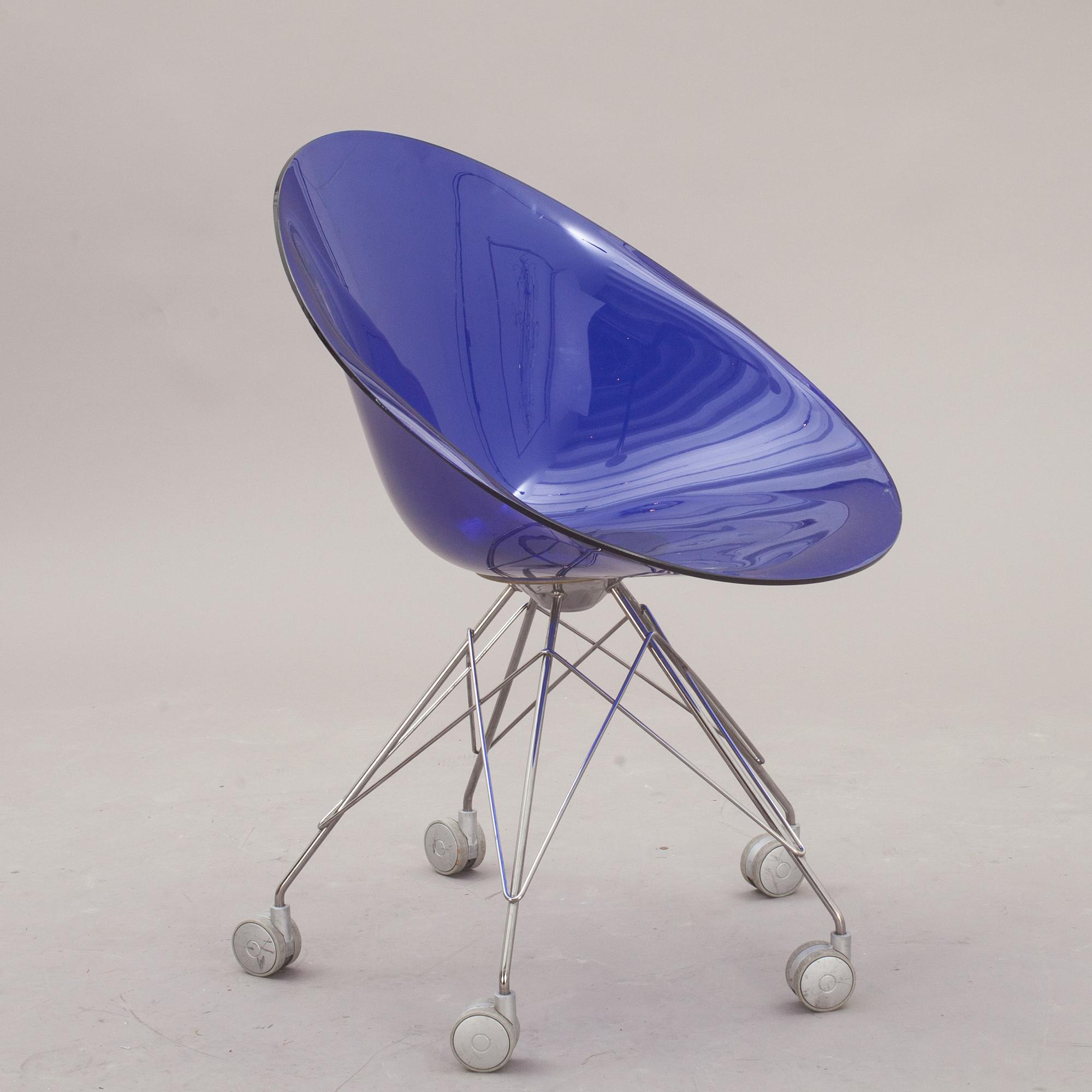 SKRIVBORDSSTOL, "Eros", Philippe Starck för Kartell, märkt.