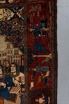 Matta, Antik Keshan, sk Motachem, ca 197 x 143 cm.