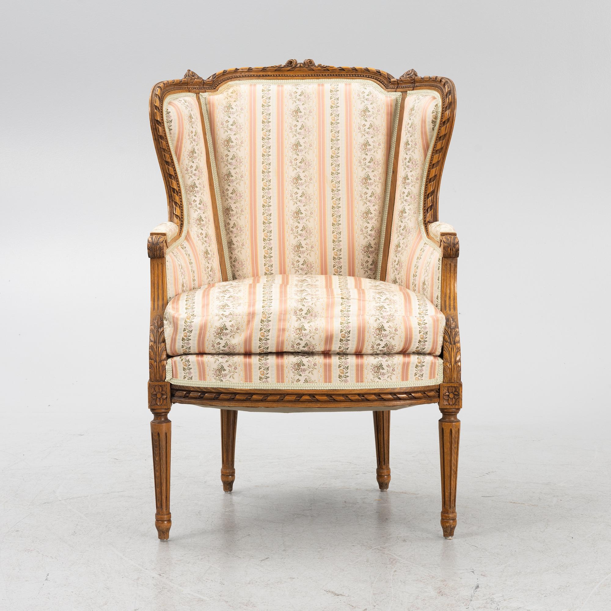 Fåtölj, Gustaviansk stil, 1900-tal.