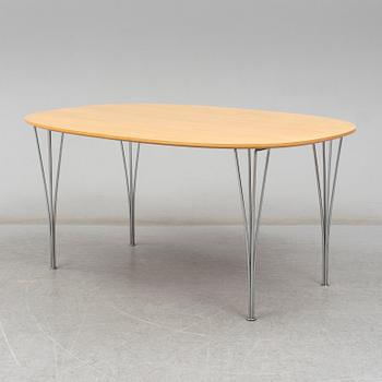 BRUNO MATHSSON & PIET HEIN, a "Superelips" table, Fritz Hansen, 1984.