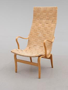 FÅTÖLJ, "Eva hög", Bruno Mathsson, 1983.