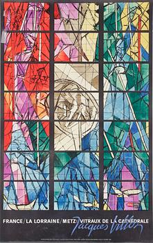Jacques Villon · JACQUES VILLON, efter, litografisk affisch, 1957.