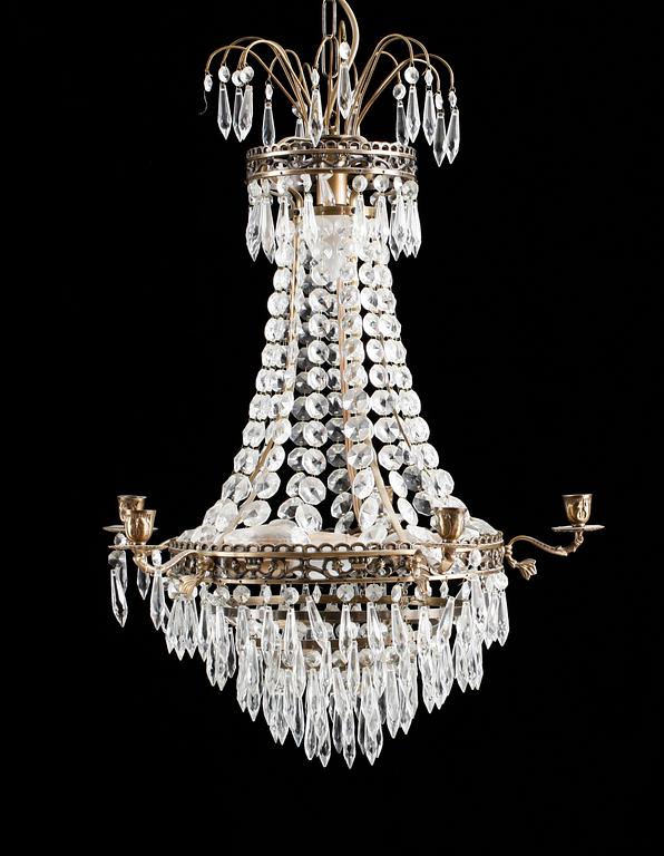 LJUSKRONA, empirestil, 1900-talets andra hälft. H 70.