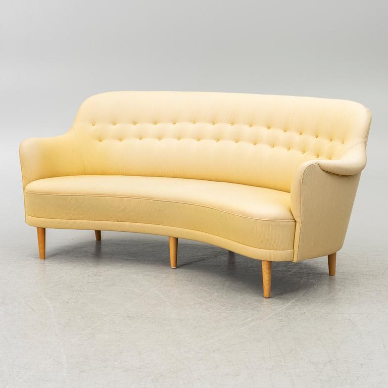 Carl Malmsten, a sofa, 'Samsas rund', AB O.H. Sjögren, Tranås.