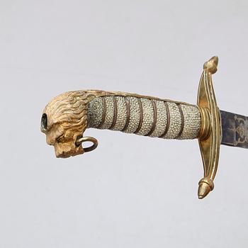 STICKERT, flottan, märkt Galt, Gieve & Co, Outfitters, Portsmouth, England, 1800-talets andra hälft.