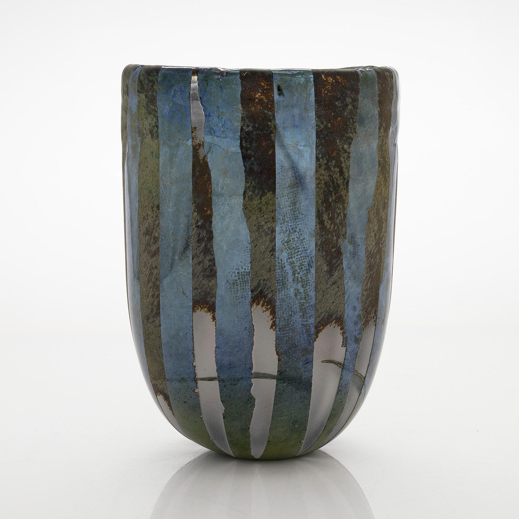 Tiina Nordström, an art glass signed Tiina Nordström, Iittala 1995.