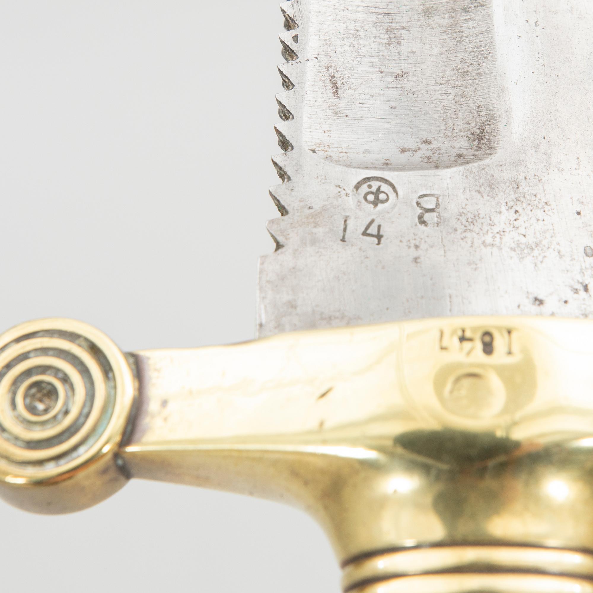 Tesak, short sword, Russia model 1834.