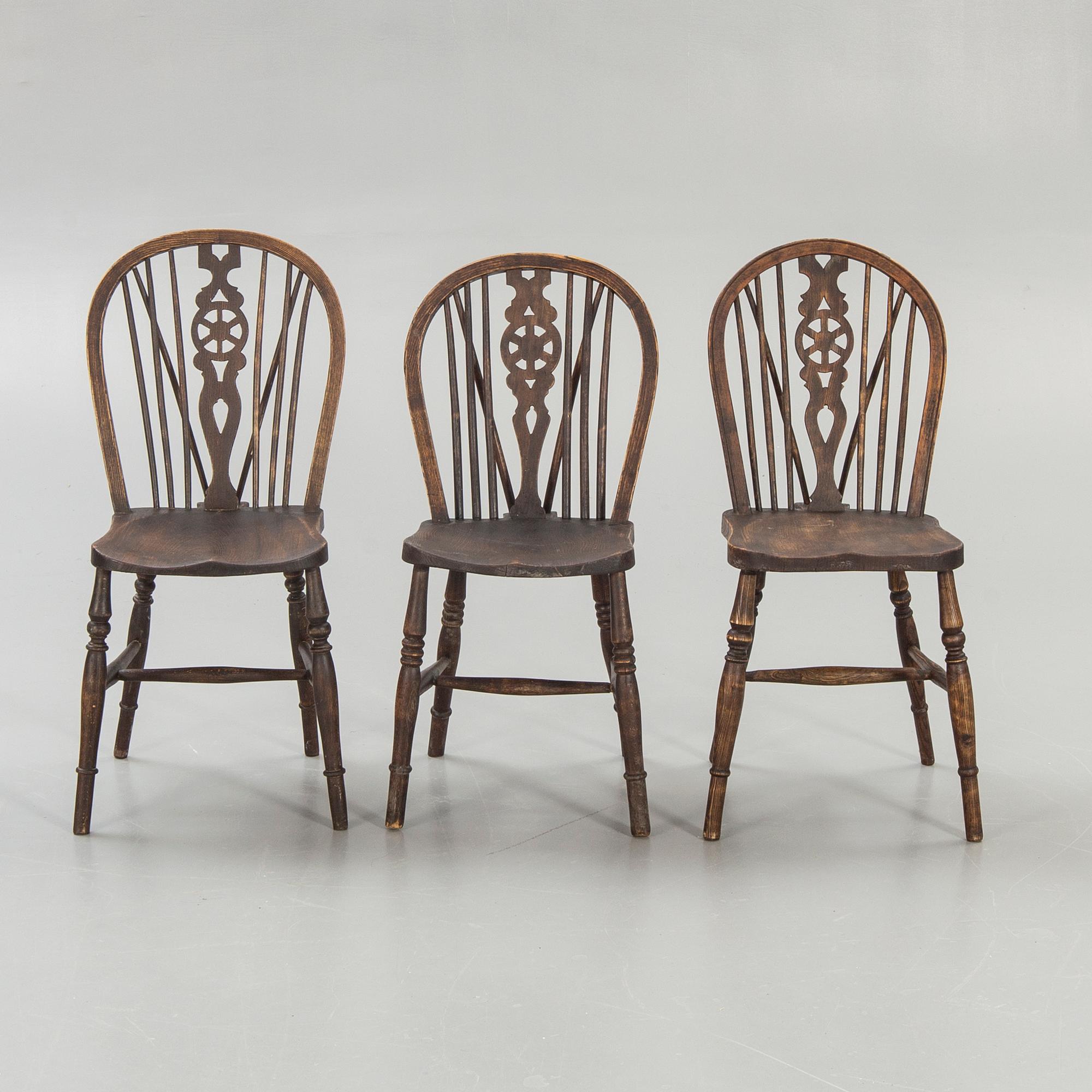 Stolar, 6 st Windsor-modell, 1900-tal.