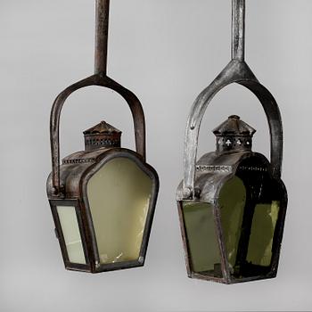 BETJÄNTSLYKTOR, 2 st, 1800-tal.