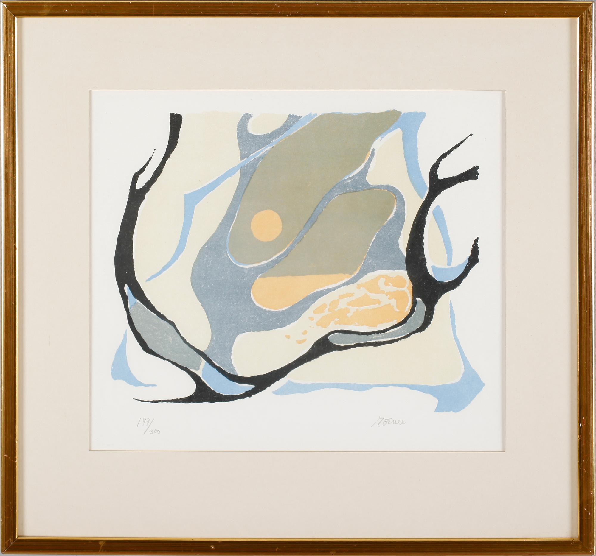 STELLAN MÖRNER, färglitografi, signerad, numrerad 197/300.