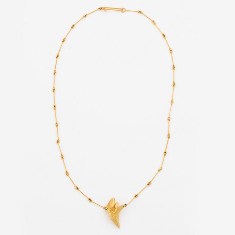 Lapponia, necklace, 18K gold, Finland 1977.