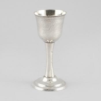 SUPKOPP, silver, Anders Hjulström, Köping, 1809. Vikt 40 g.