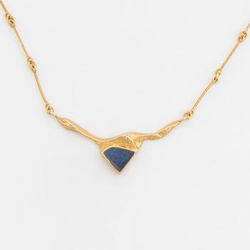 Björn Weckström, An 18K gold Lapponia necklace "Kalypso" with an opal triplette.