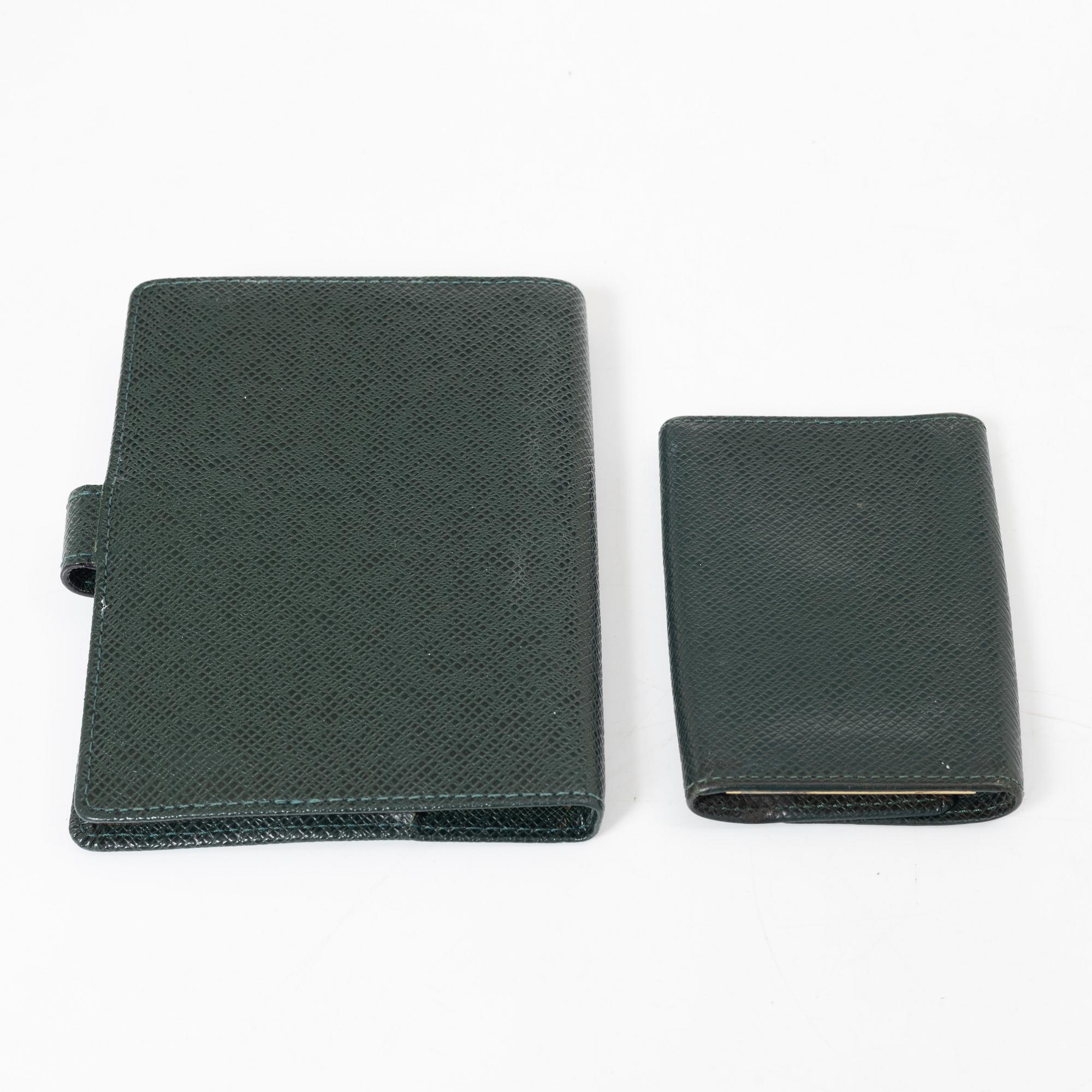 Louis Vuitton, agenda and key case, vintage.