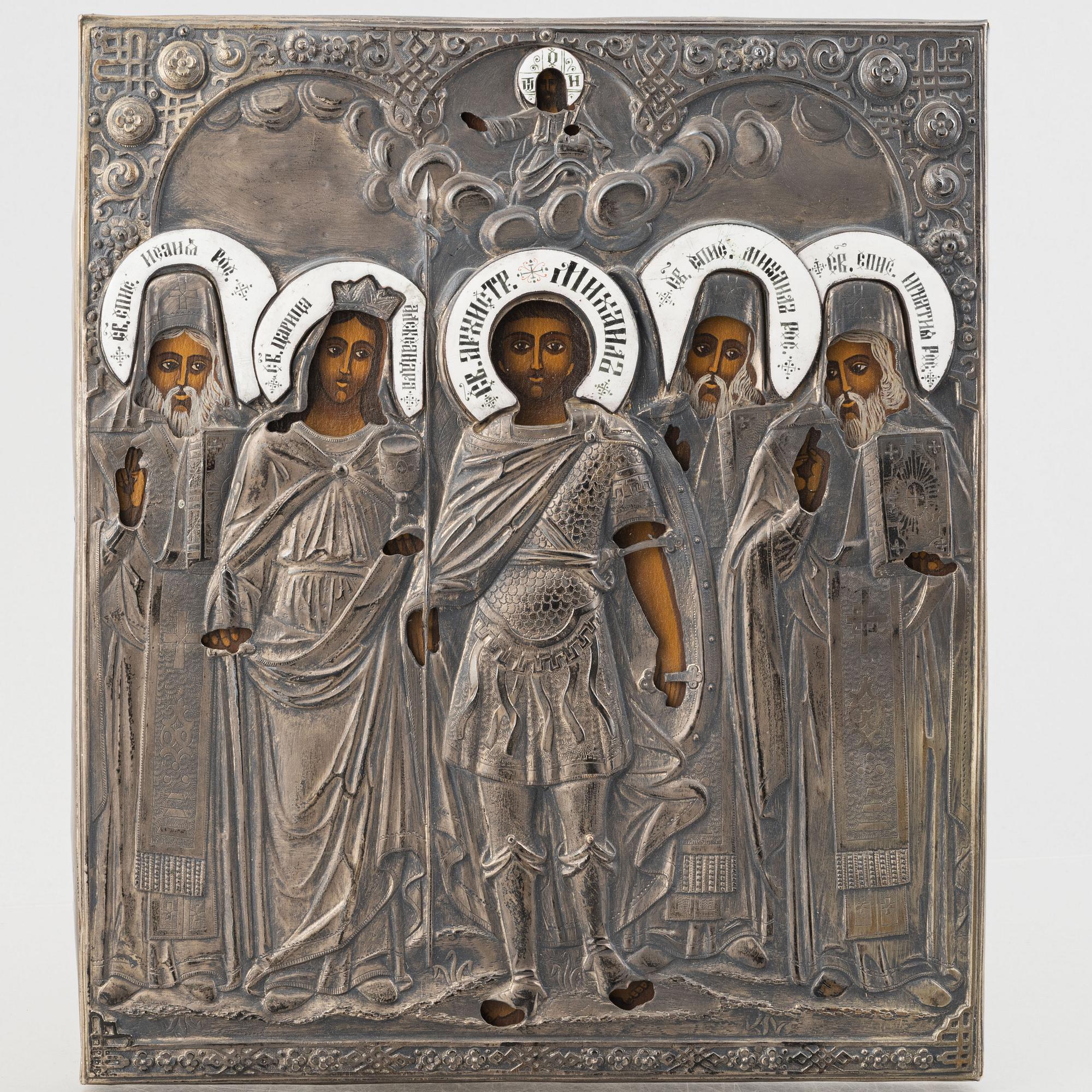 A Russian icon, circa 1900.