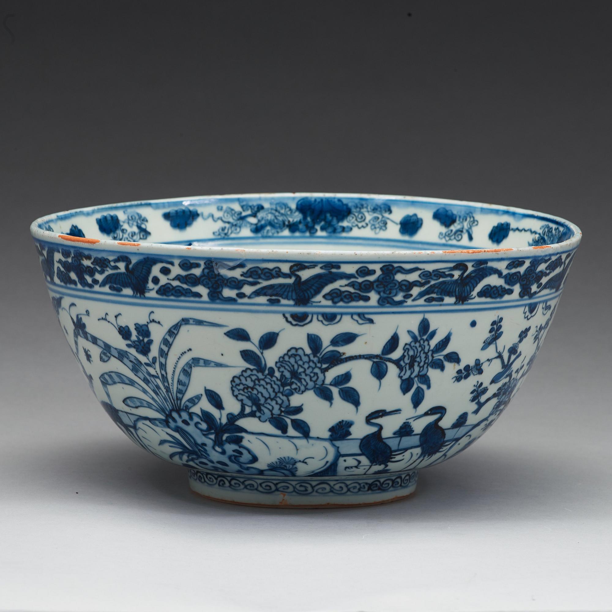 PRAKTSKÅL, porslin, Mingdynastin, Wanli (1572-1620).