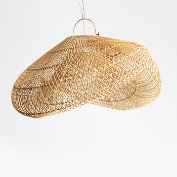 A pair of ceiling lamps, contemporary.