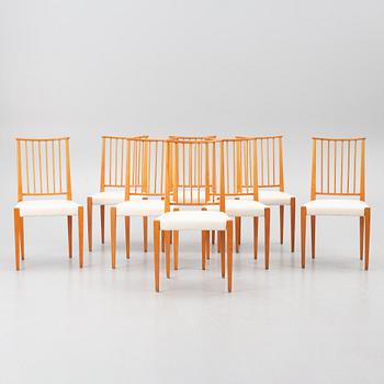 Josef Frank, eight model 970 chairs, Svenskt Tenn, Sweden.