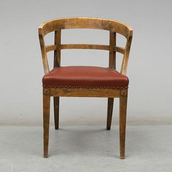 An early 20th century armchair.