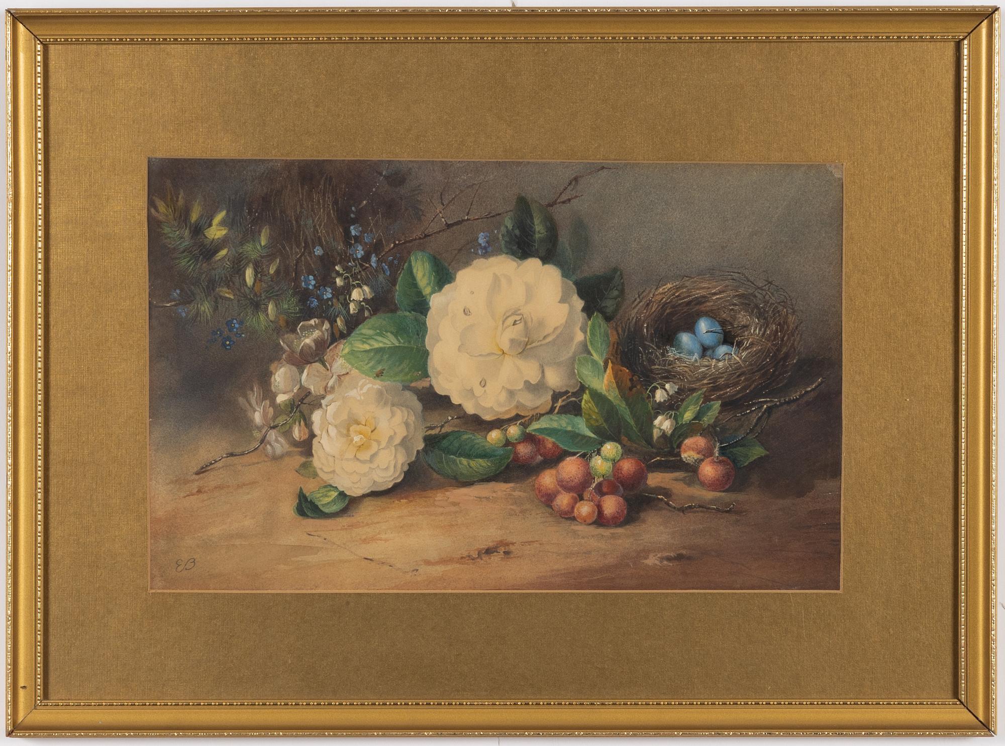 Okänd konstnär, 1800-tal, Stilleben.
