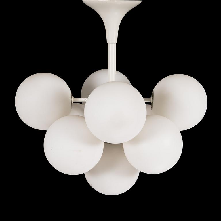 Max Bill, taklampa, 'Sputnik' modell för Temde, Schweiz 1960/1970-tal.