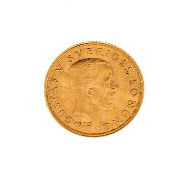Gold coin, 5 Kronor, Gustav V, 1920.