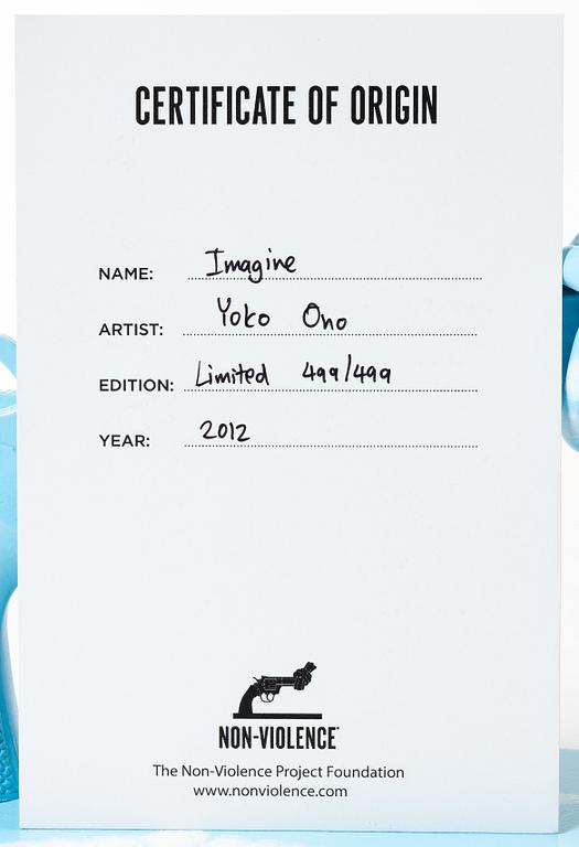 Yoko Ono, Non-Violence Art Project & Yoko Ono, 'Imagine'.