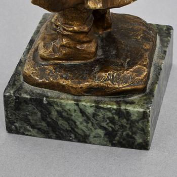 LUCIEN ALLIOT, brons, skulptur, sign.